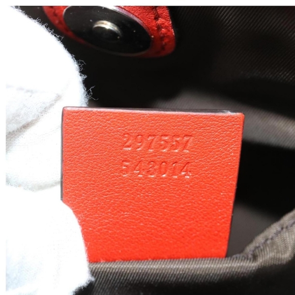 Gucci GG Supreme Mini Tote Bag Orange Red - Picture 2 of 4